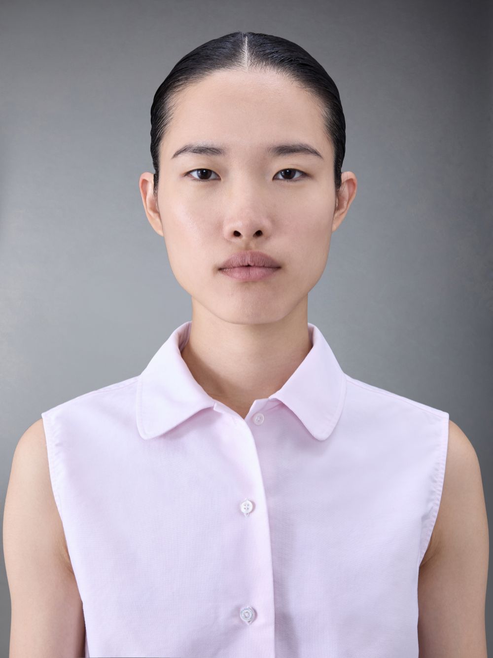 Chemises Thom Browne Oxford Sleeveless Femme Rose | OFL74W48766