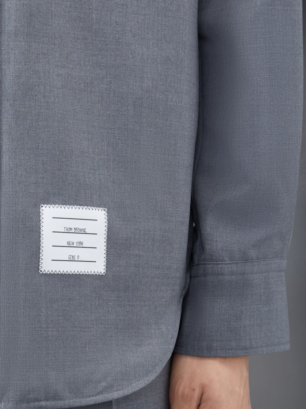 Chemises Thom Browne Plain Weave 4-Bar Jacket Homme Grise | BSZ52N66911