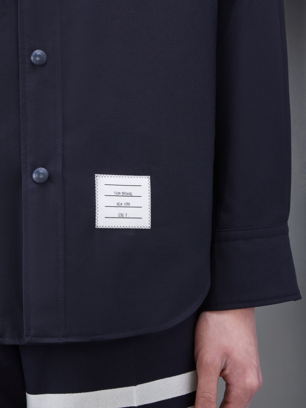 Chemises Thom Browne Plain Weave 4-Bar Jacket Homme Bleu | LCI84Q10207