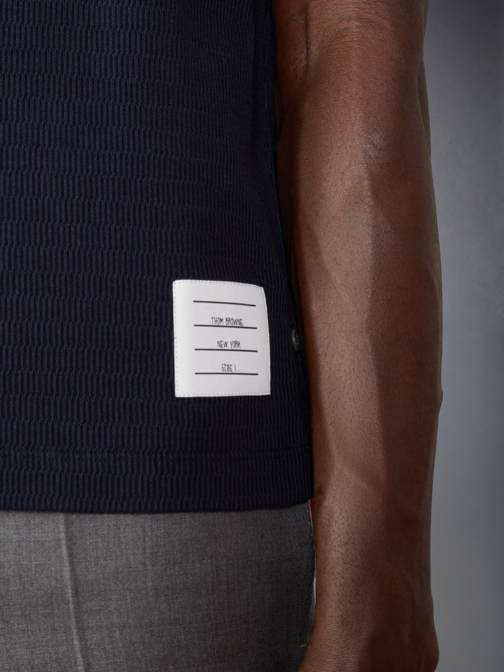 Chemises Thom Browne Pointelle Cotton Homme Bleu | WEG58M52989