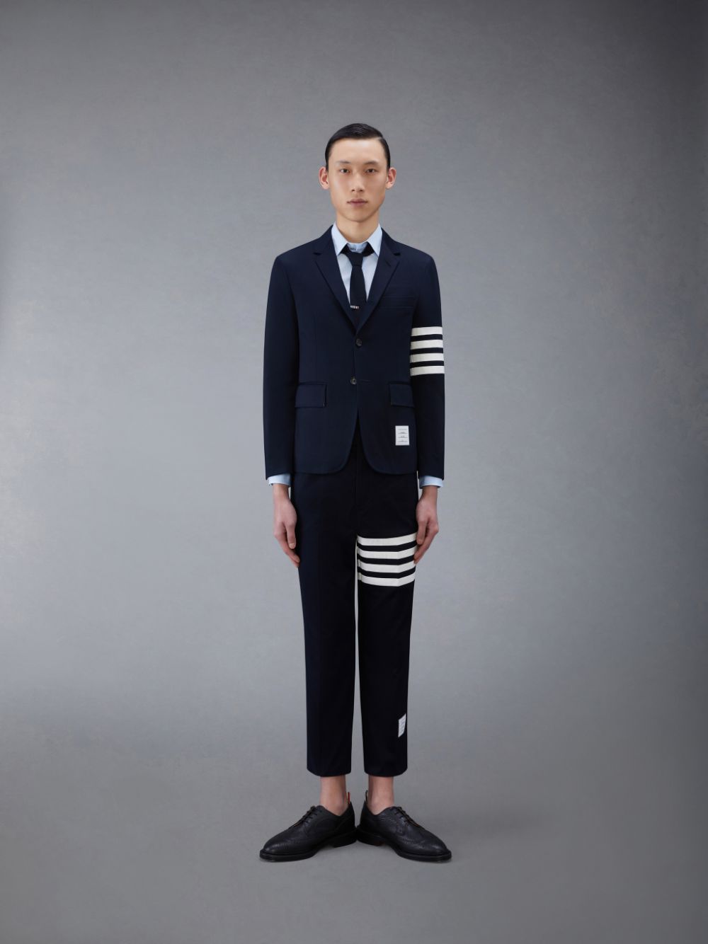Chemises Thom Browne Poplin Armband Classic Homme Bleu | HVT92Q31309