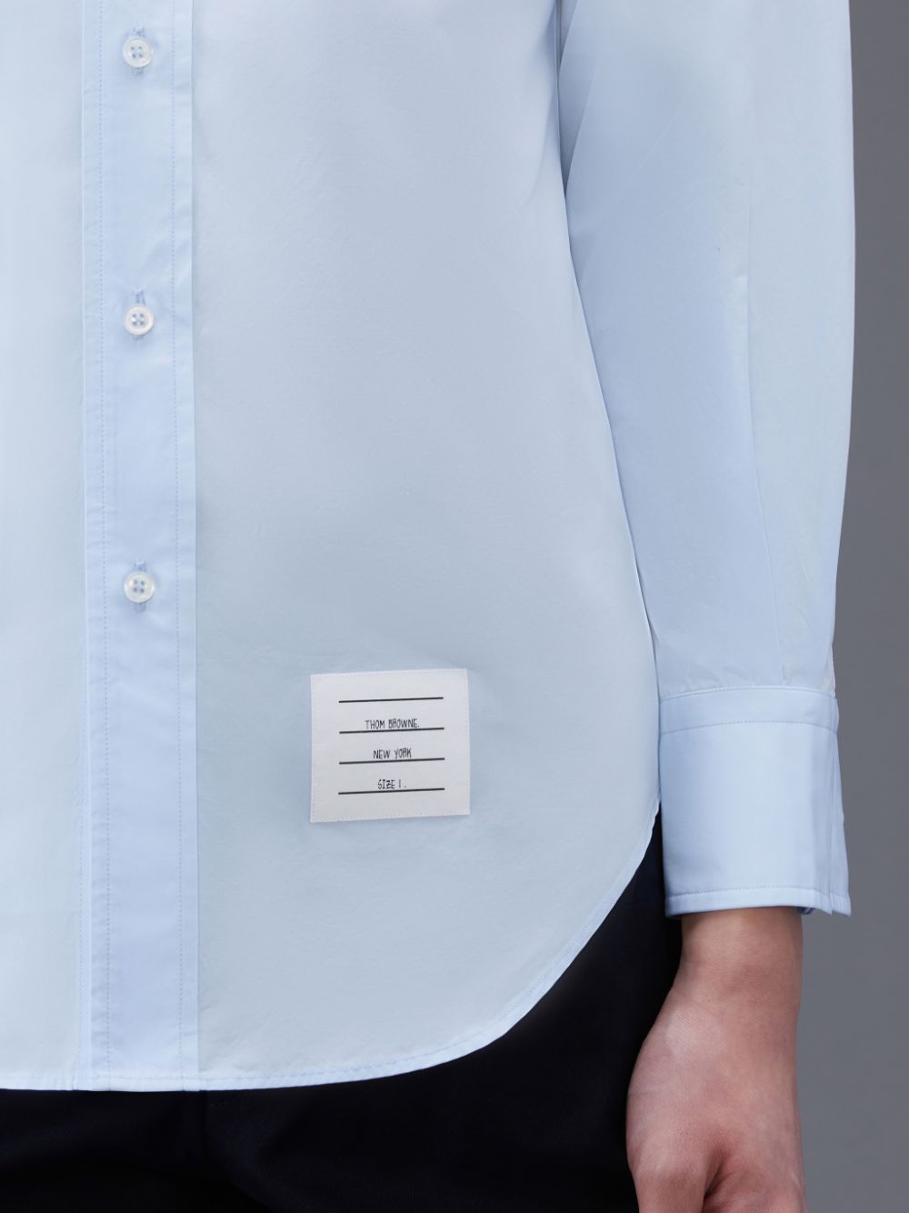 Chemises Thom Browne Poplin Armband Classic Homme Bleu | HVT92Q31309