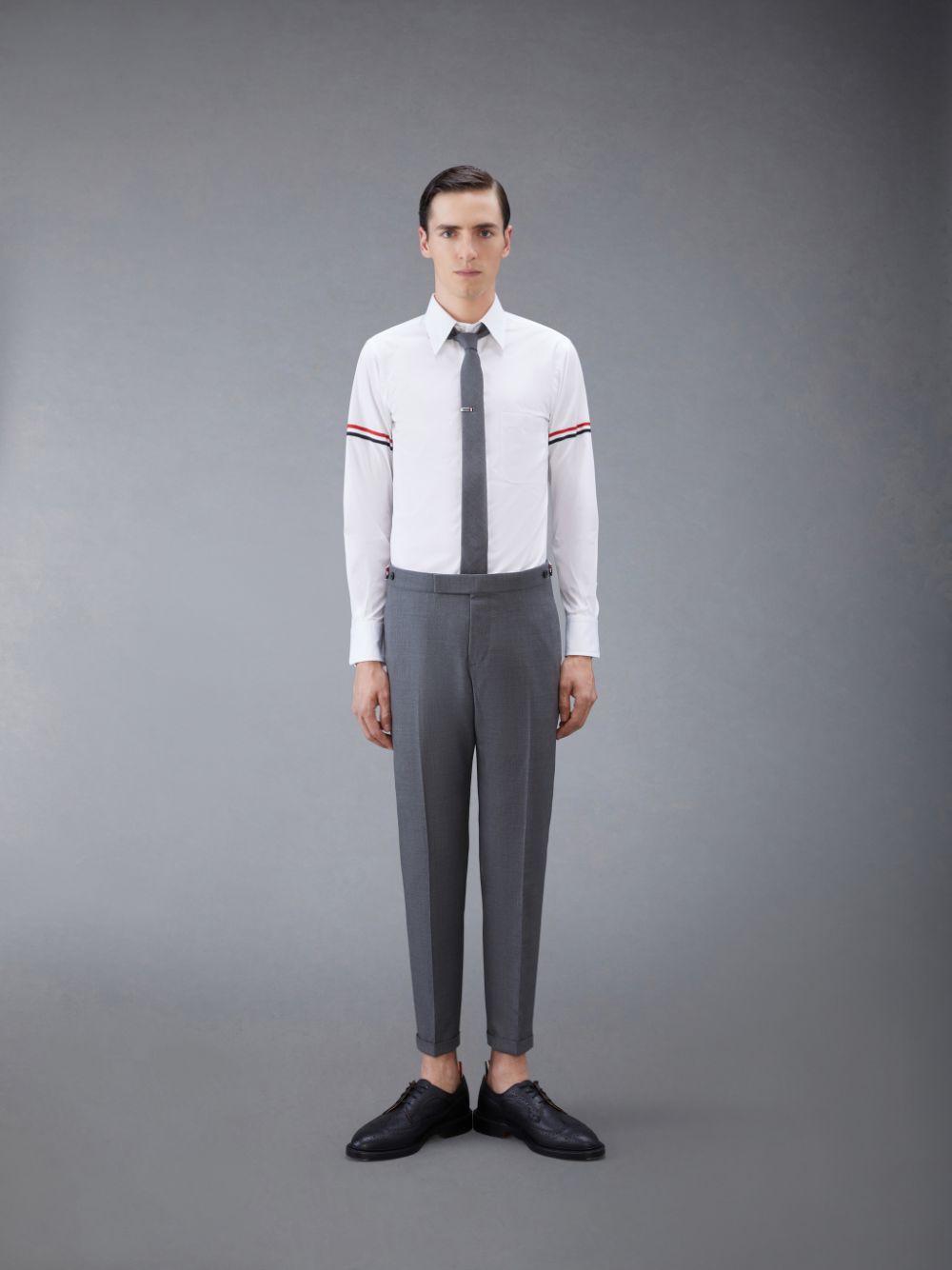 Chemises Thom Browne Poplin Armband Classic Homme Blanche | VIX78U10540