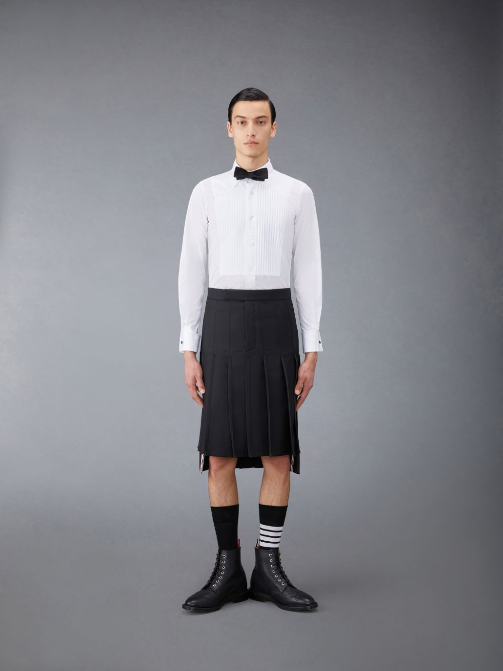Chemises Thom Browne Poplin French Cuff Tuxedo Homme Blanche | KRE09M05382