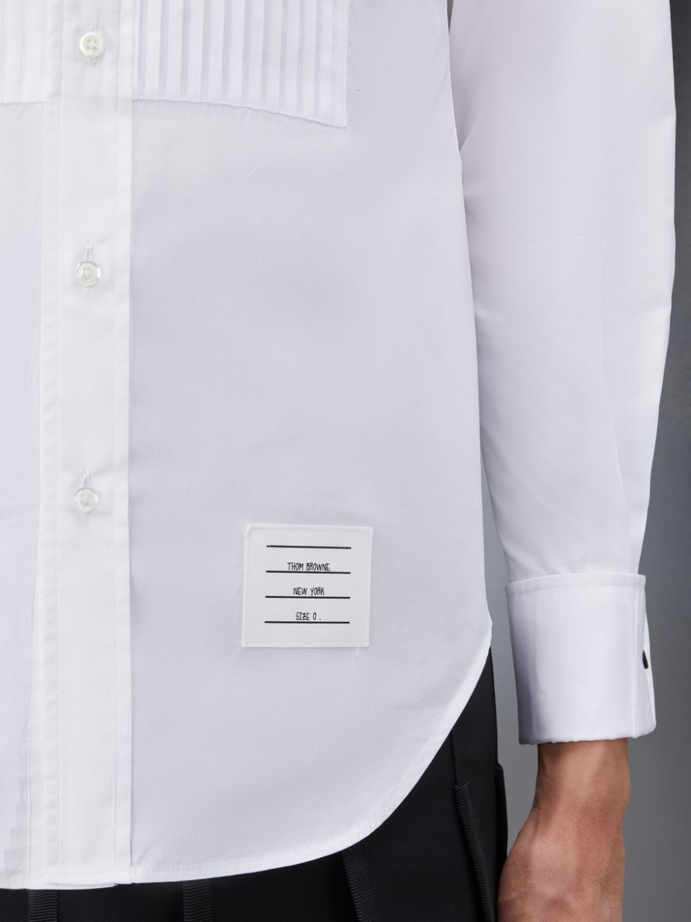 Chemises Thom Browne Poplin French Cuff Tuxedo Homme Blanche | KRE09M05382