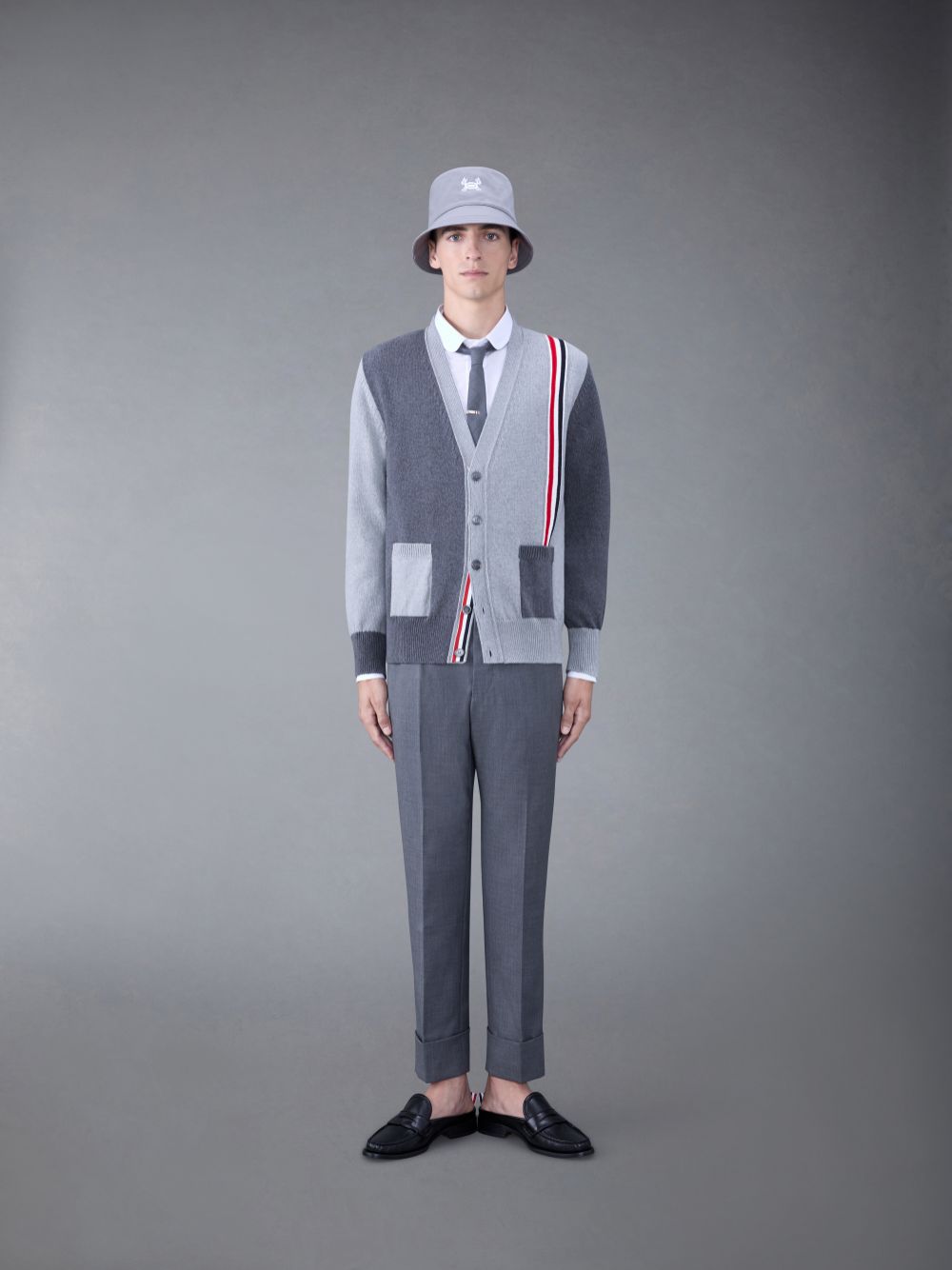 Chemises Thom Browne Poplin Tipping Homme Blanche | EUO69N63360
