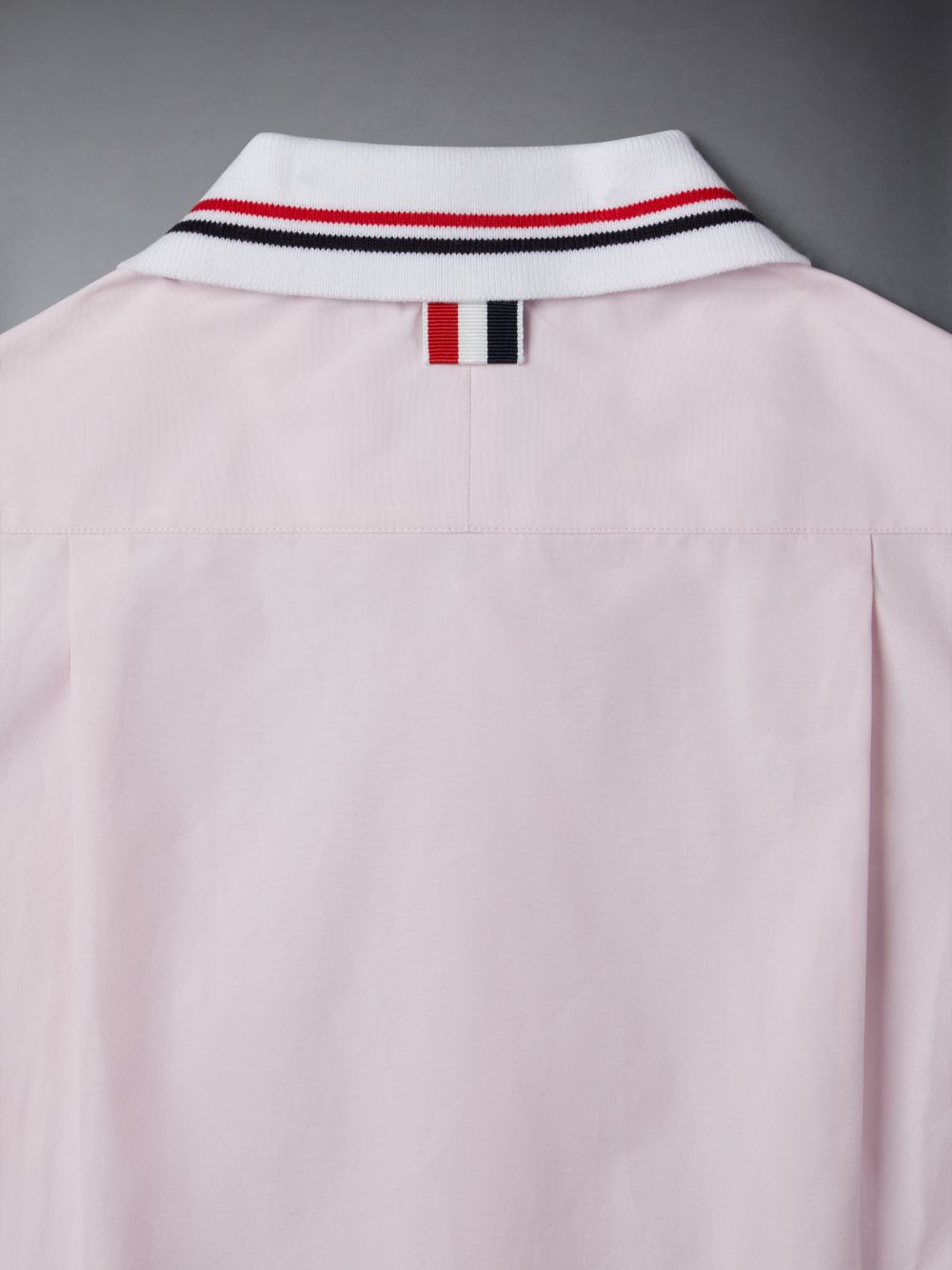 Chemises Thom Browne Solid Poplin Polo Garcon Rose | SNH34A01485