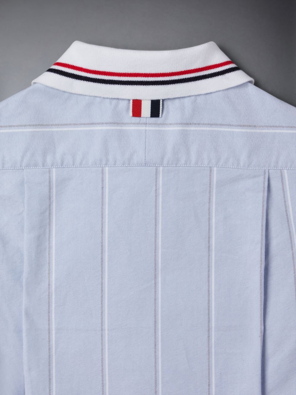 Chemises Thom Browne Stripe Oxford Polo Garcon Bleu | TGW15J49560