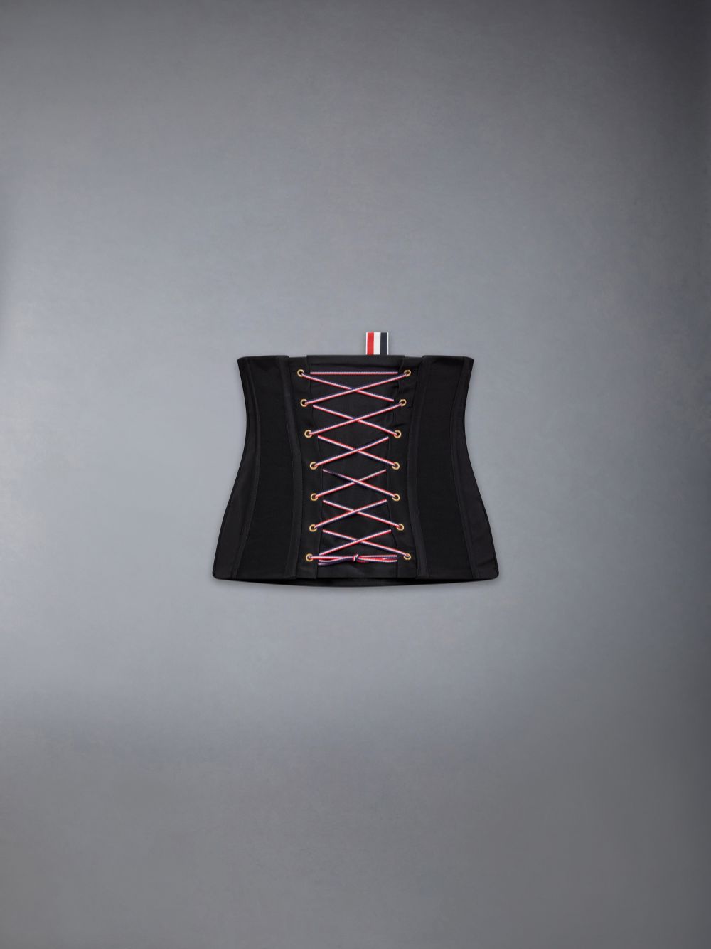 Corset Thom Browne Silk Faille Cummerbund Corset Femme Noir | YLB91P26073