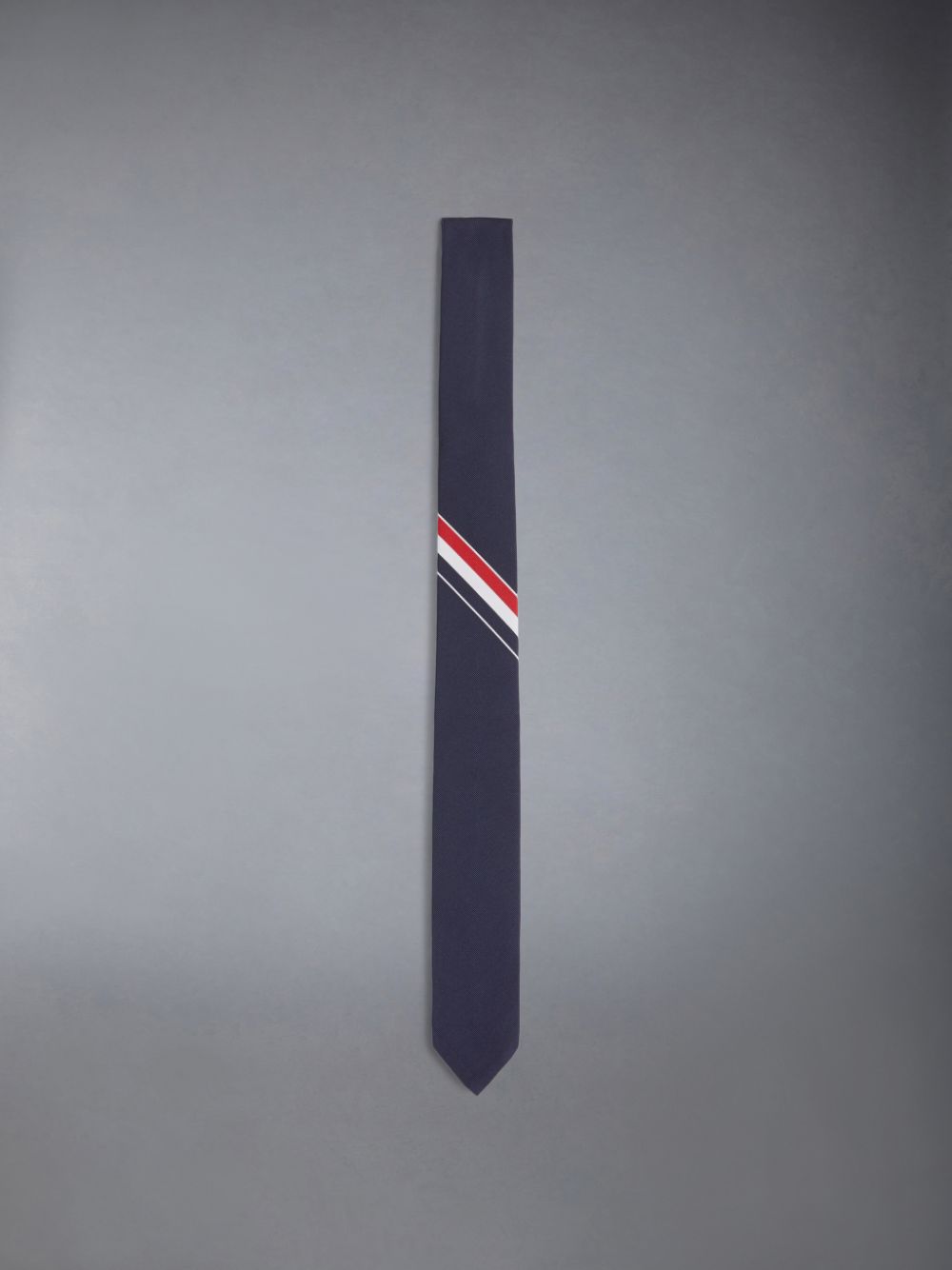 Cravates Thom Browne grosgrain stripe Homme Bleu | TDH52Y16113