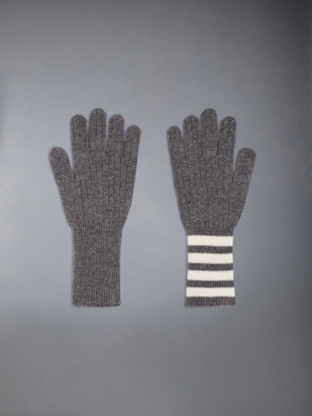 Gant Thom Browne CASHMERE RIB 4-BAR Homme Grise | ZBJ95Z10382