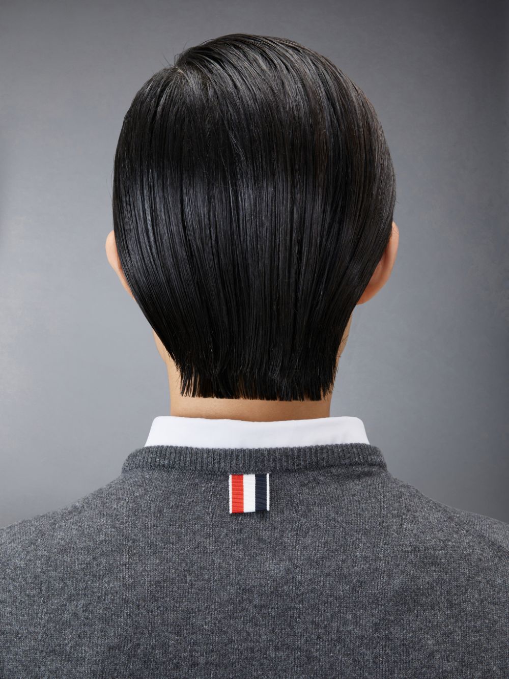 Gilet Thom Browne Cashmere 4-Bar Classic Shell Top Femme Grise | UXE72X34263