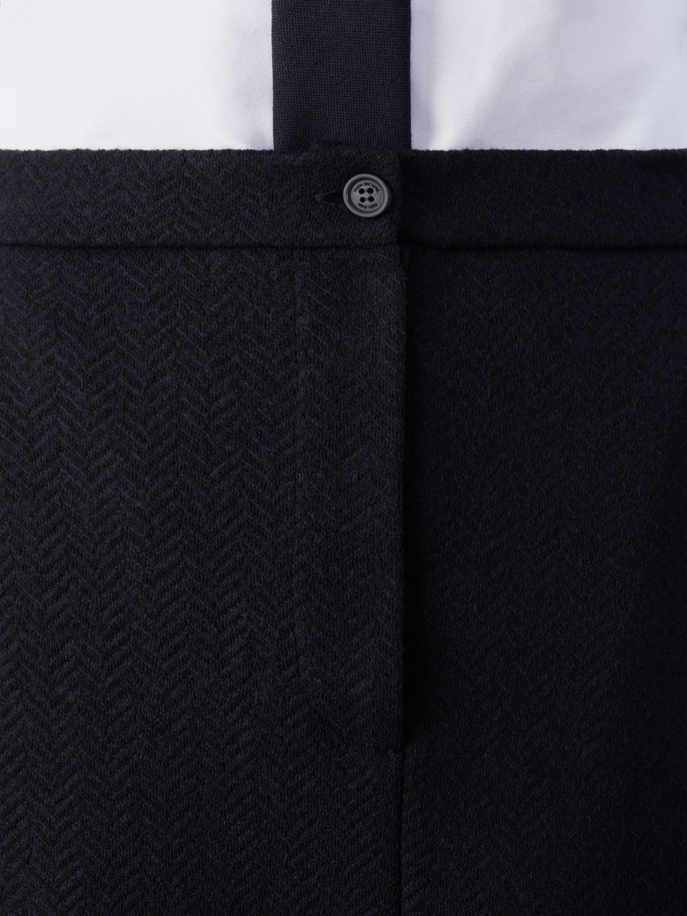 Jupes Thom Browne Cotton Wool Mini Femme Bleu | YVN89I27335