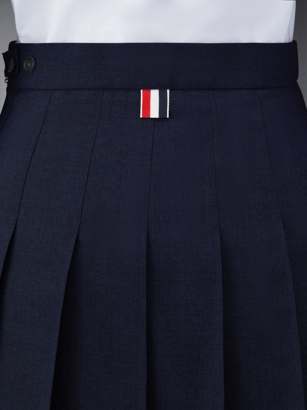 Jupes Thom Browne Plain Weave School Uniform Pleated Mini Femme Bleu | ZCR56V37420