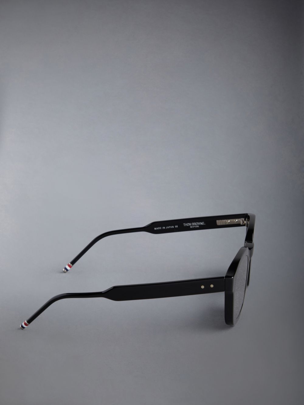 Lunette de Soleil Thom Browne Acetate Rectangular Homme Noir | XHD68O13694