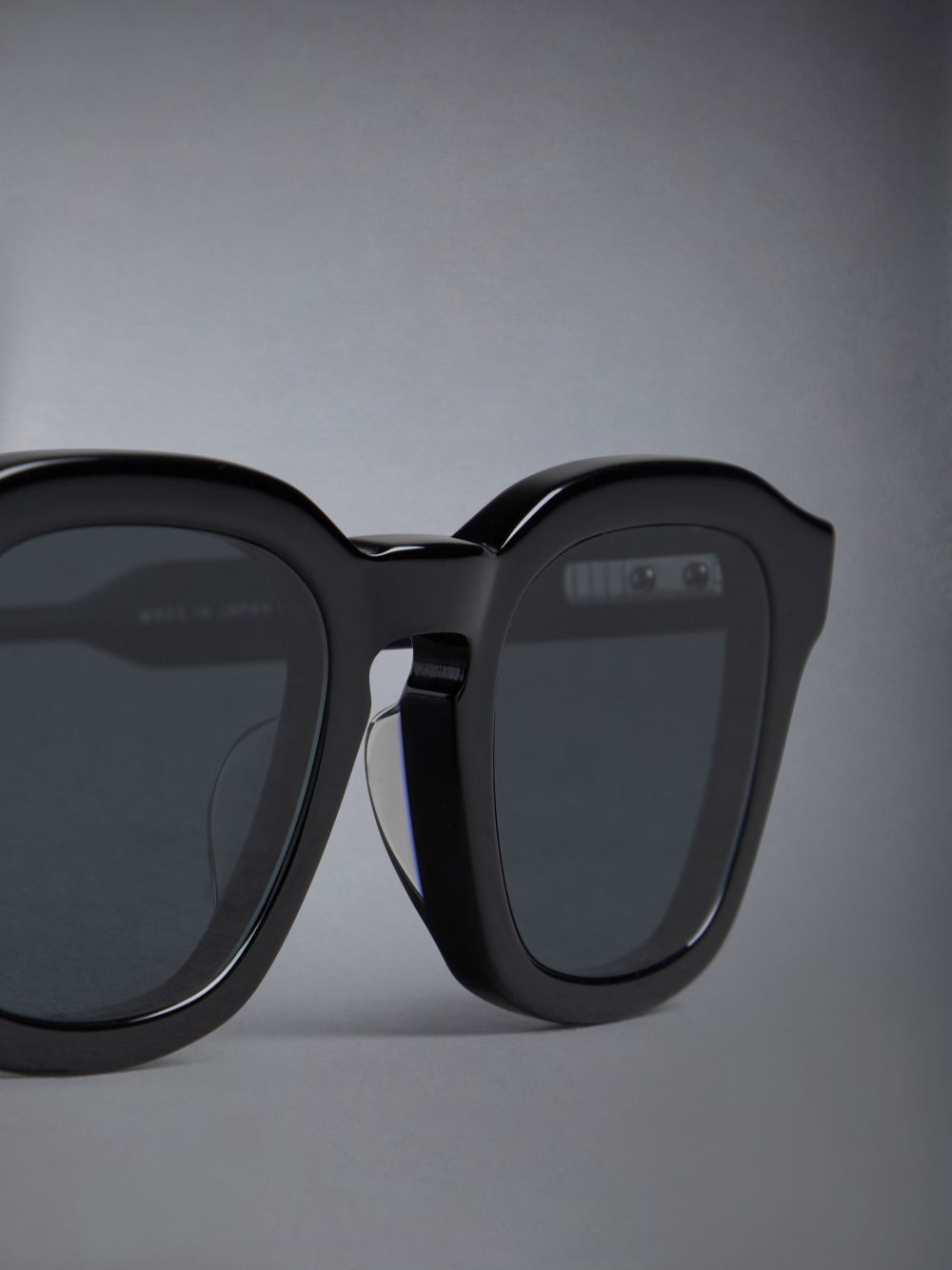 Lunette de Soleil Thom Browne Acetate Rectangular Homme Noir | XHD68O13694