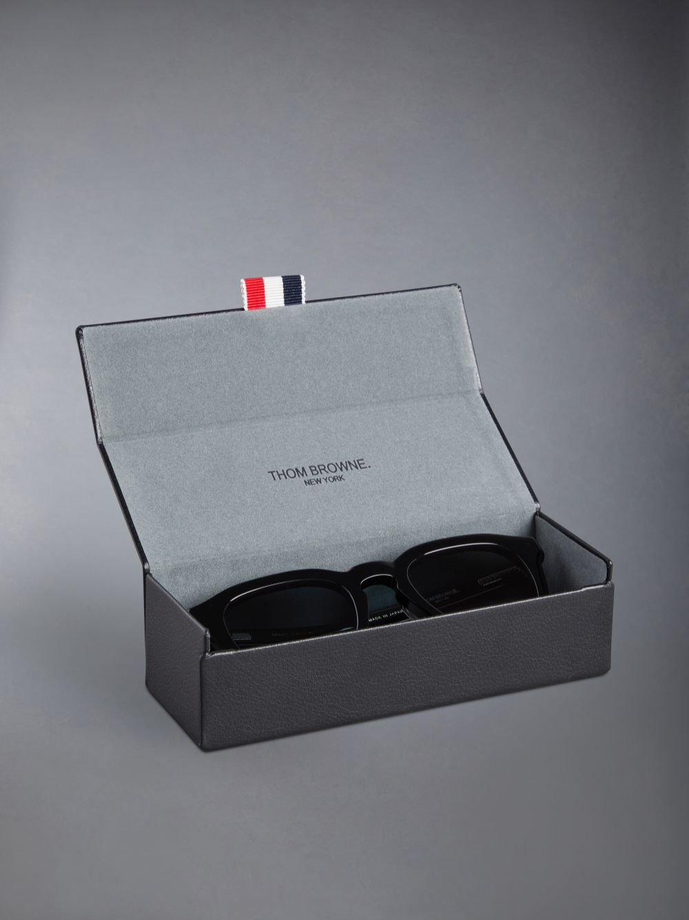 Lunette de Soleil Thom Browne Acetate Rectangular Homme Noir | XHD68O13694