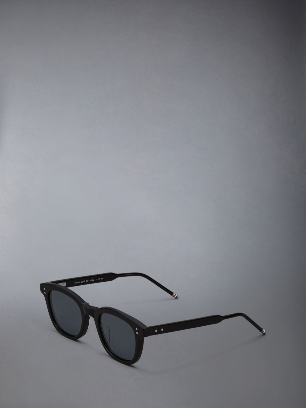 Lunette de Soleil Thom Browne Acetate Rectangular Femme Noir | RCN43P10981