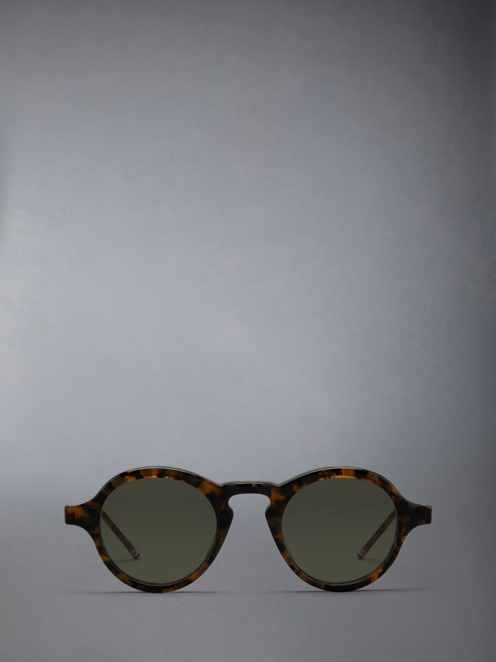 Lunette de Soleil Thom Browne Acetate Round Femme Marron Foncé | DLC23M72813