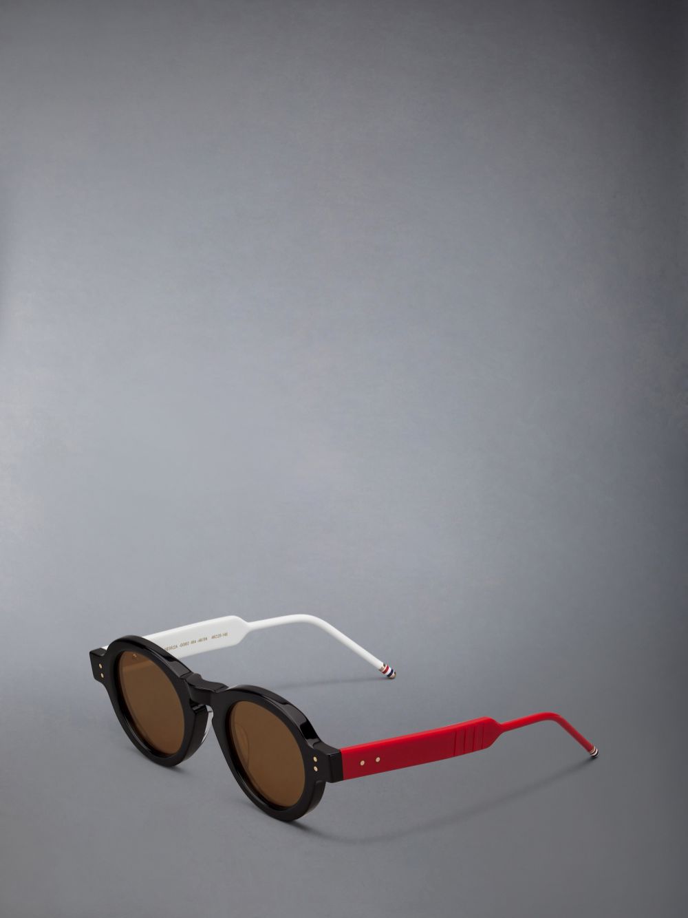 Lunette de Soleil Thom Browne Acetate Round Femme Bleu | XAJ51F74699