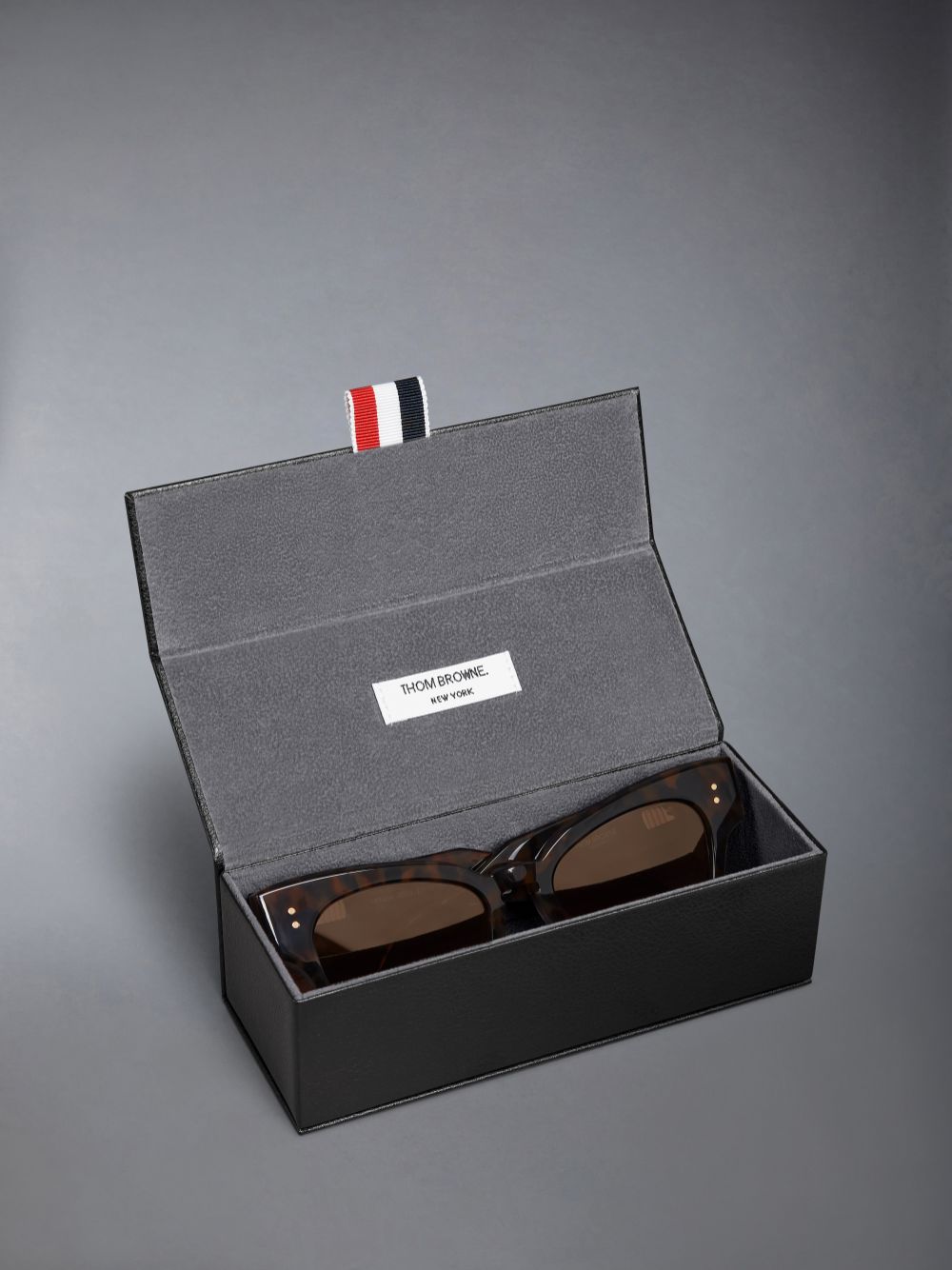 Lunette de Soleil Thom Browne Tokyo Tortoise Acetate Cateye Homme Marron | ZSD16Z35861