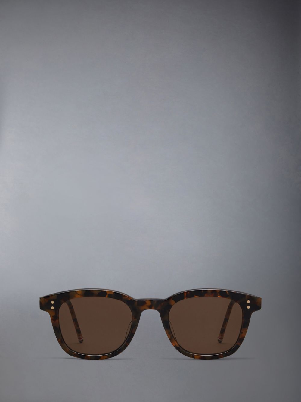 Lunette de Soleil Thom Browne Tokyo Tortoise Acetate Rectangular Femme Marron | UUG31S07575