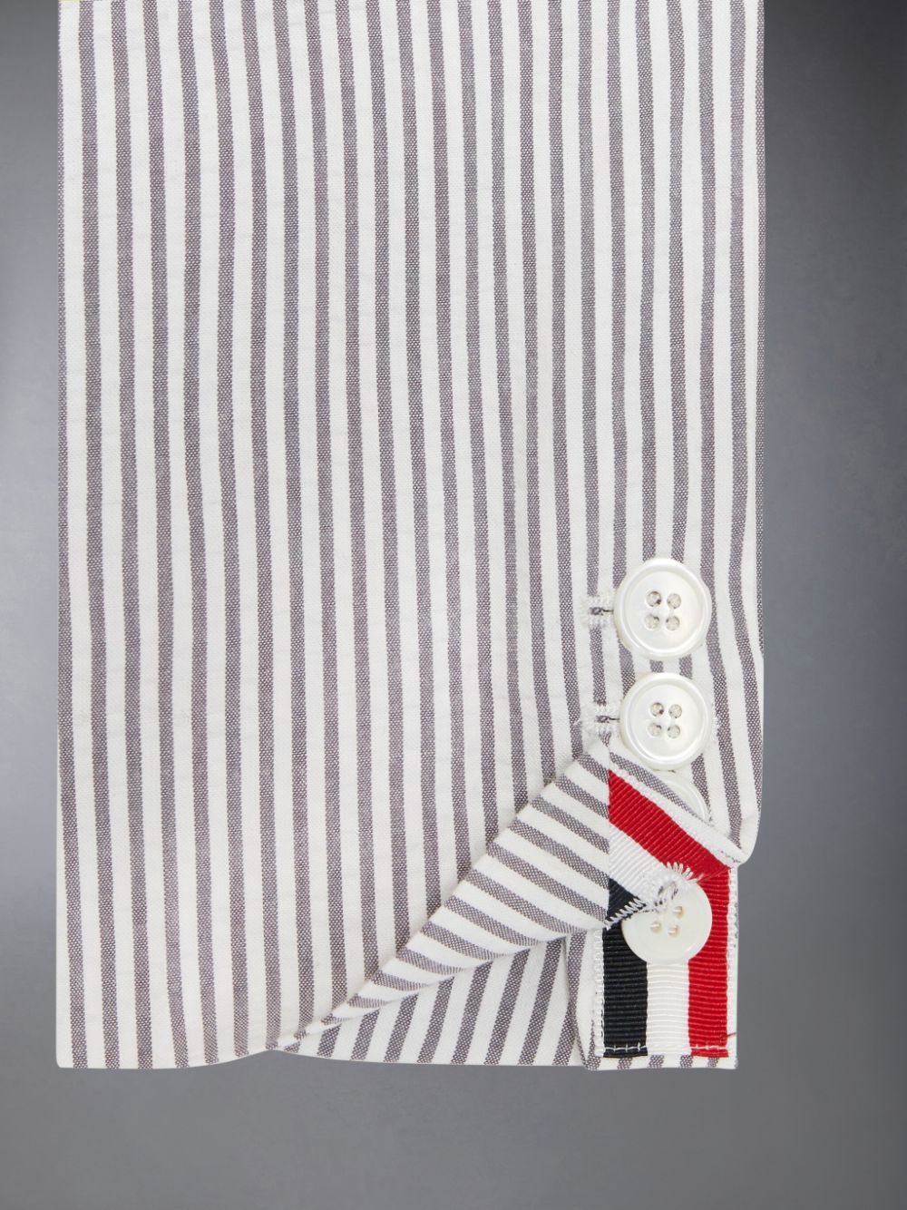 Manteaux Thom Browne Cotton Seersucker Classic Sport Fille Grise | XIW26M90245