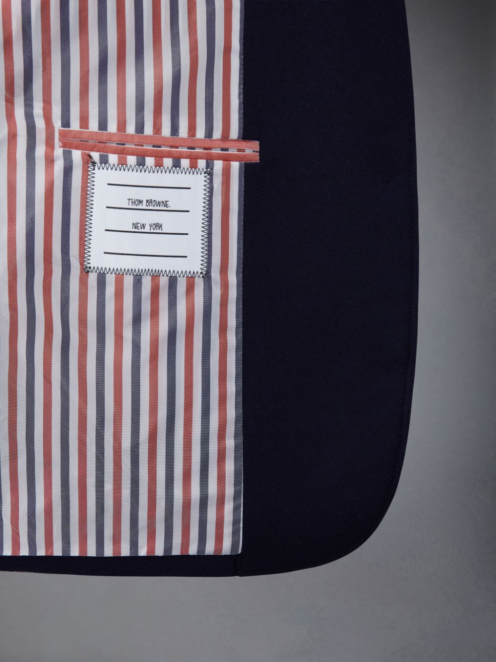 Manteaux Thom Browne Flannel 4-Bar Sack Sport Femme Bleu | KCF86U18196