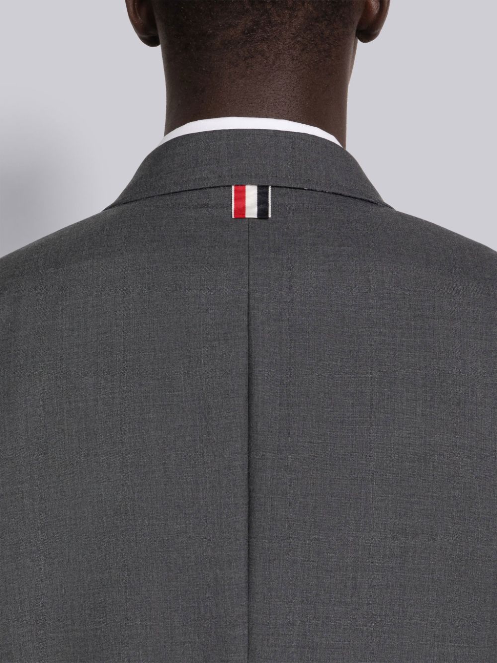 Manteaux Thom Browne PLAIN WEAVE 4-BAR CHESTERFIELD Homme Grise | BBU66U34015