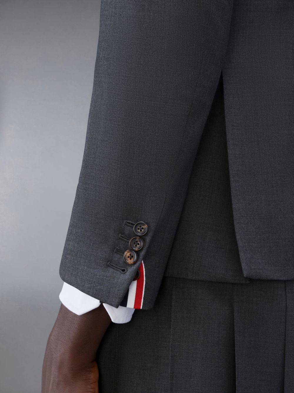 Manteaux Thom Browne Twill Classic Sport Homme Grise | RSY26A71353