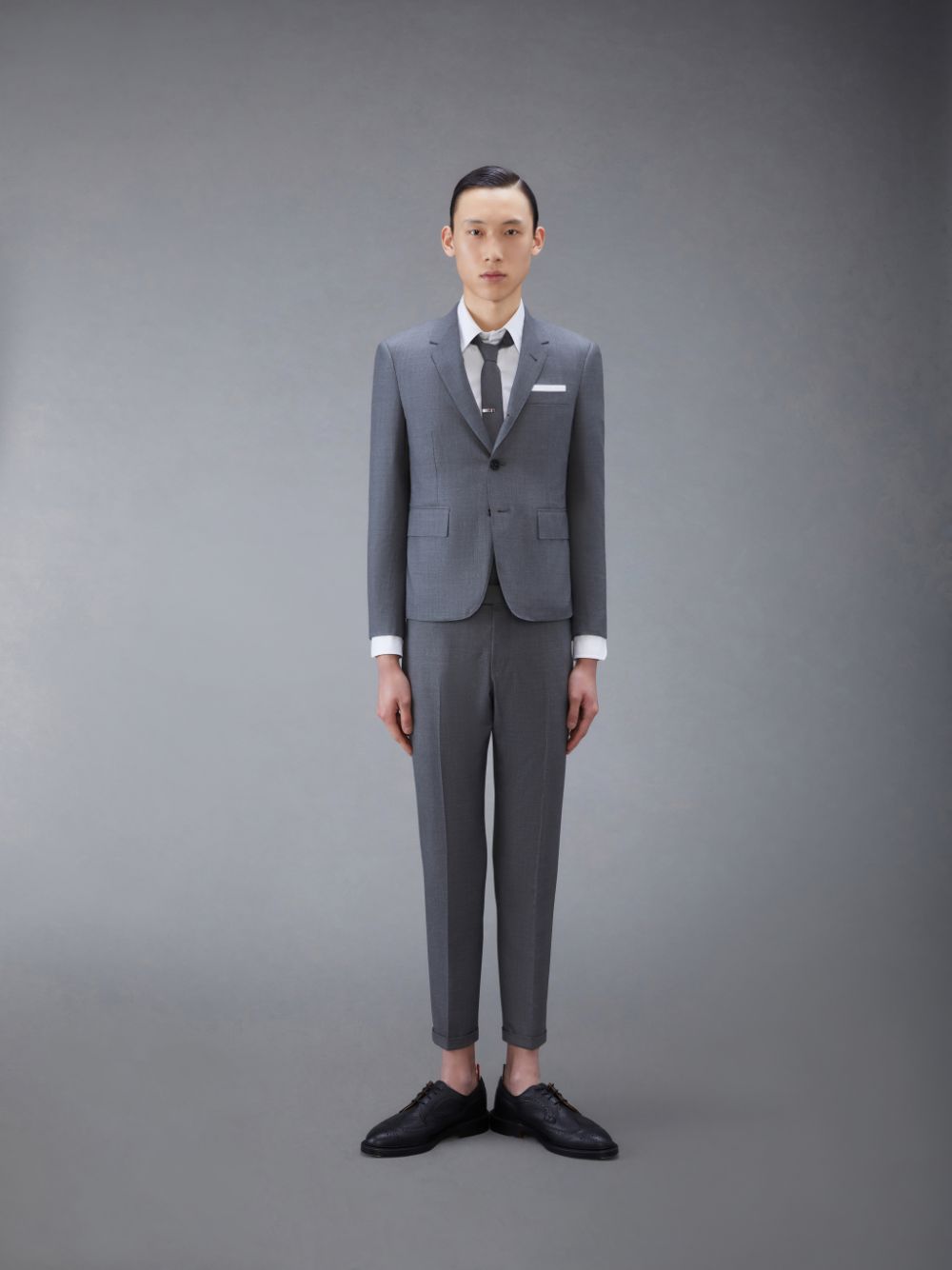 Manteaux Thom Browne Twill High Armhole Sport Homme Grise | TJD49N39414