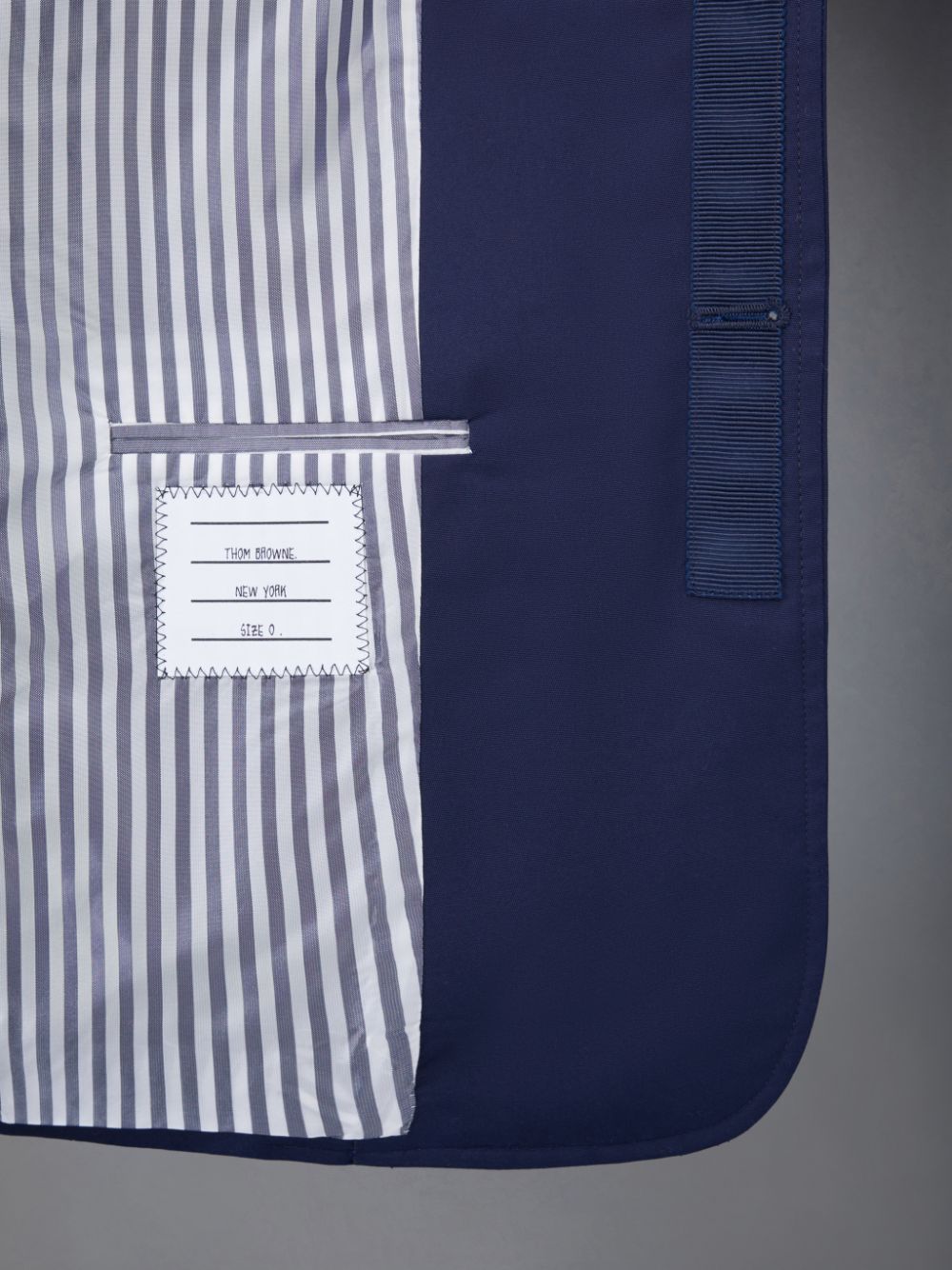 Manteaux Thom Browne Typewriter Cloth Armband Straight Fit Sport Homme Bleu | IJT67C81688