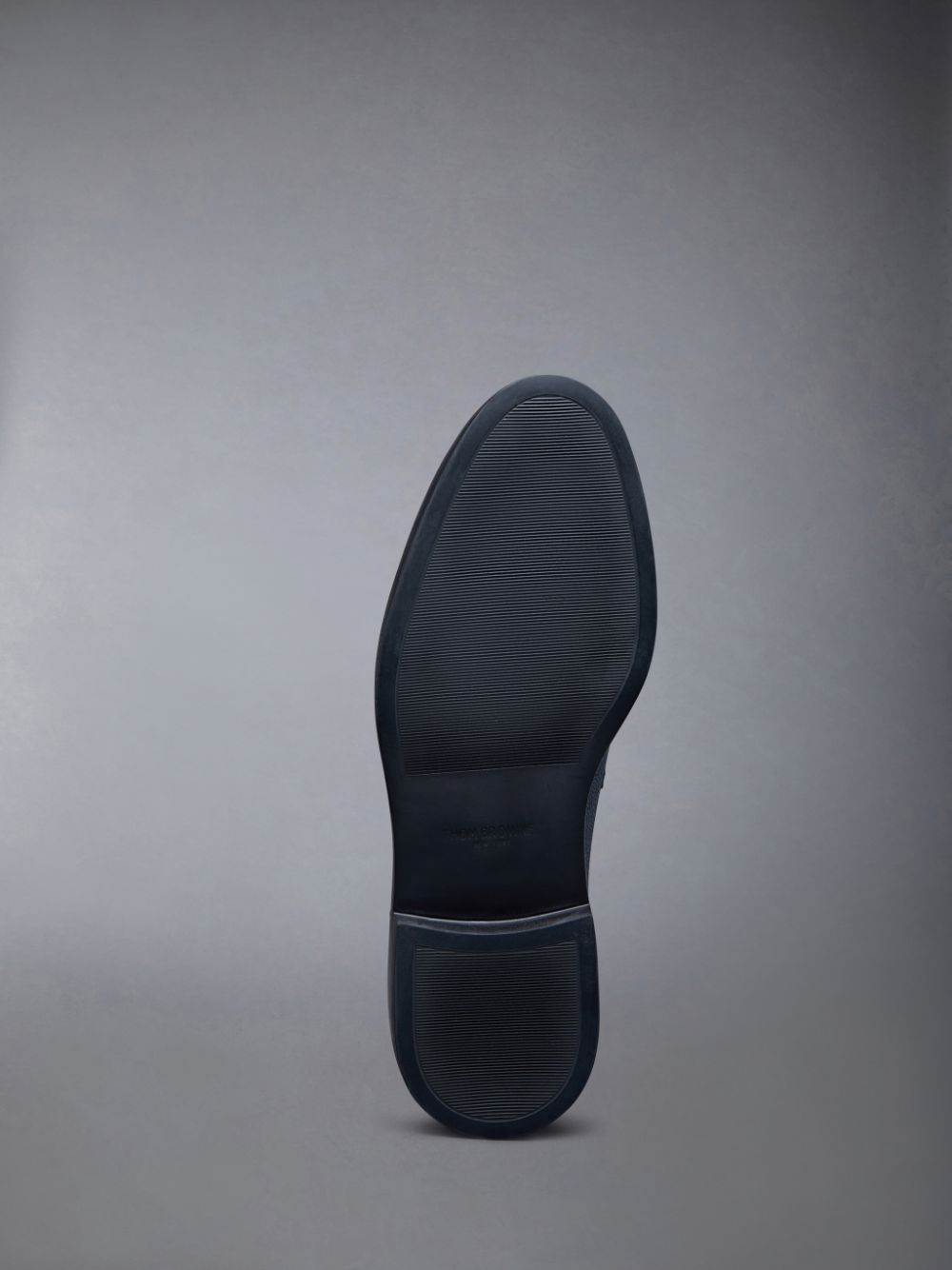 Mocassin Thom Browne Pebble Grain Leather Rubber Sole Penny Homme Bleu | JEQ23T03001