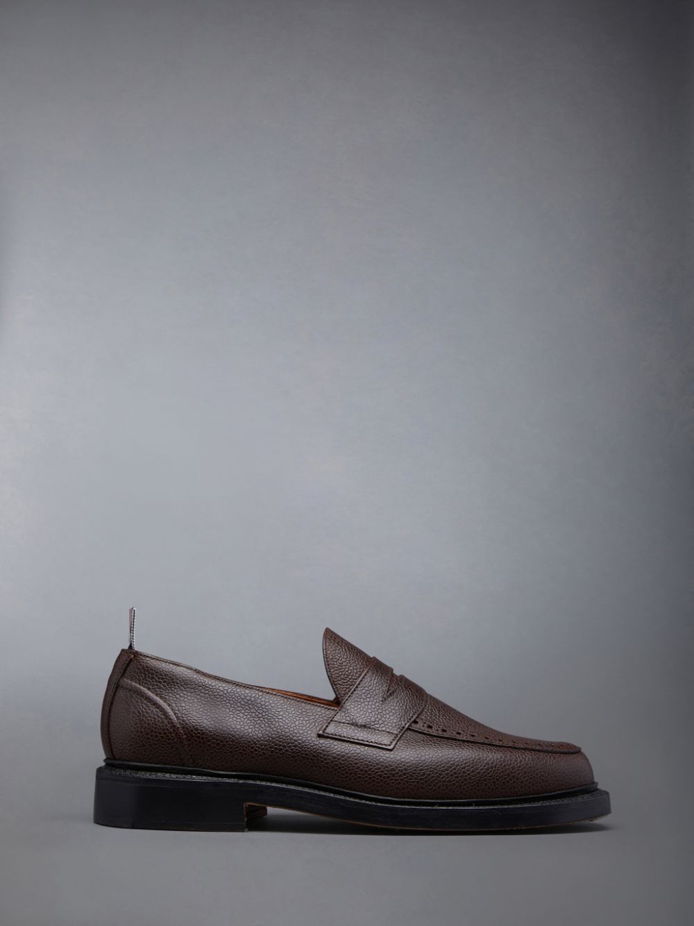 Mocassin Thom Browne Pebble Grain Penny Homme Marron | GKC96W65026