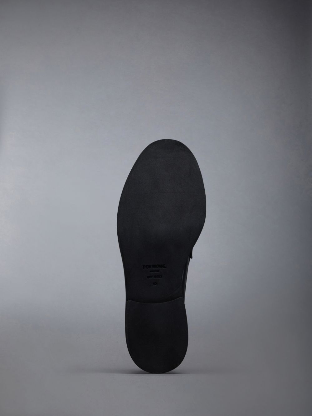 Mocassin Thom Browne Polished Calf Tassel Femme Noir | WML89T58070