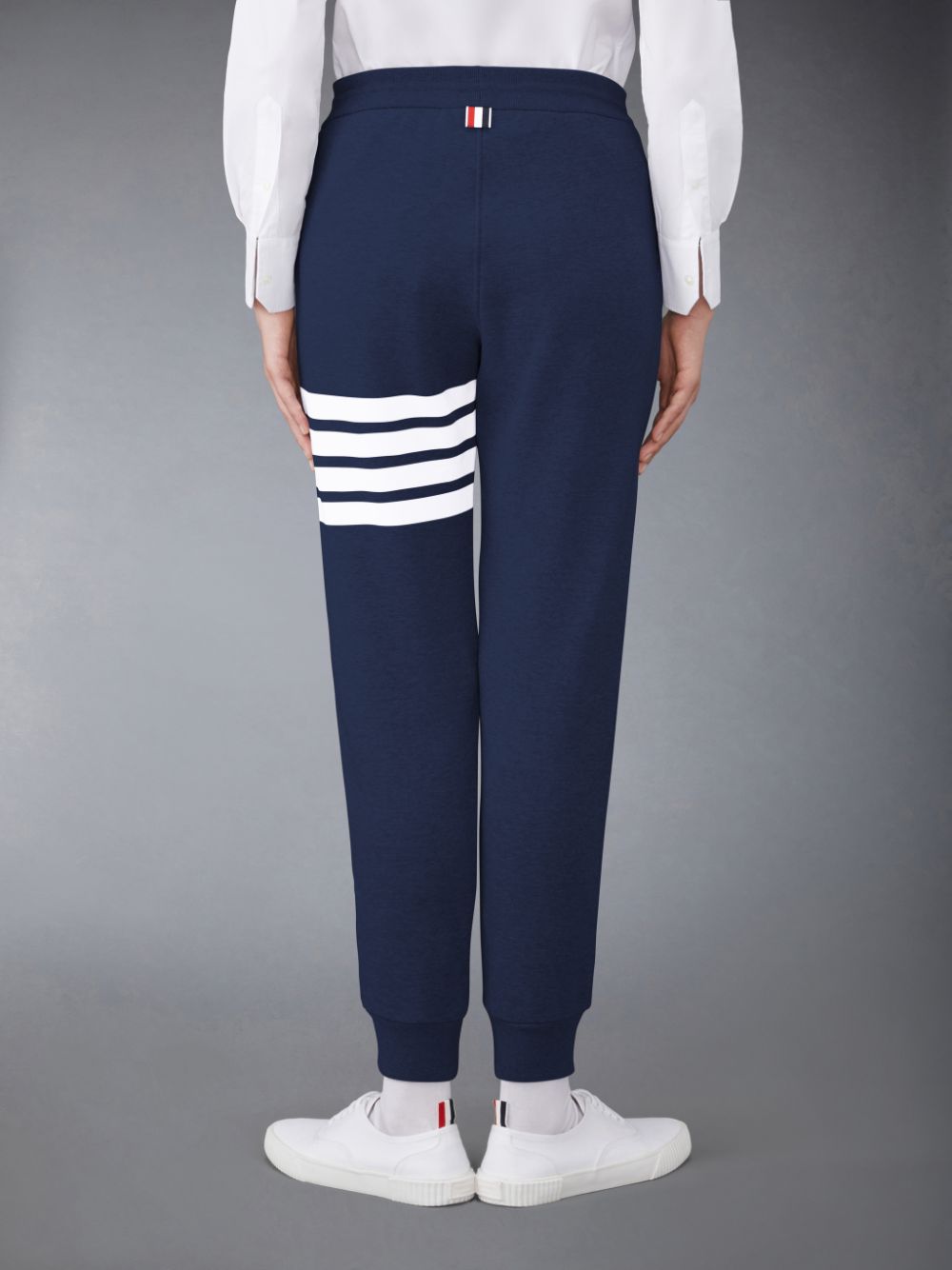Pantalon Survêtement Thom Browne Classic Loopback 4-Bar Femme Bleu | IKB87B12367