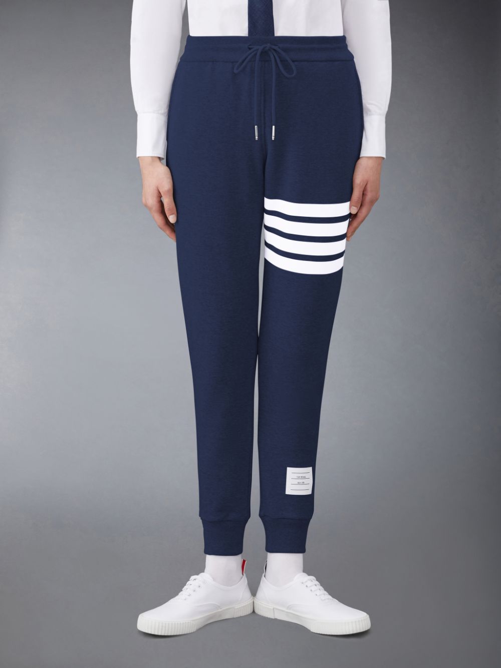 Pantalon Survêtement Thom Browne Classic Loopback 4-Bar Femme Bleu | IKB87B12367