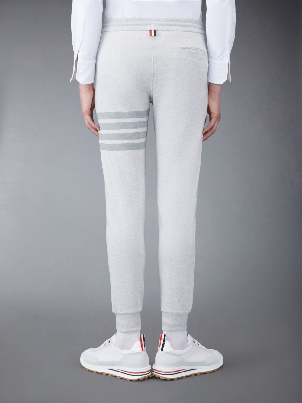 Pantalon Survêtement Thom Browne Classic Loopback 4-Bar Homme Grise | SMM54W02071
