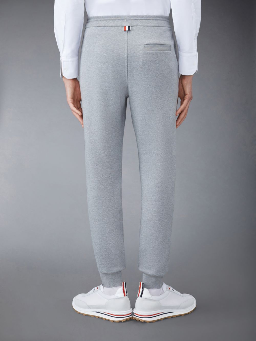Pantalon Survêtement Thom Browne Classic Loopback Stripe Homme Grise | UAU40P70955