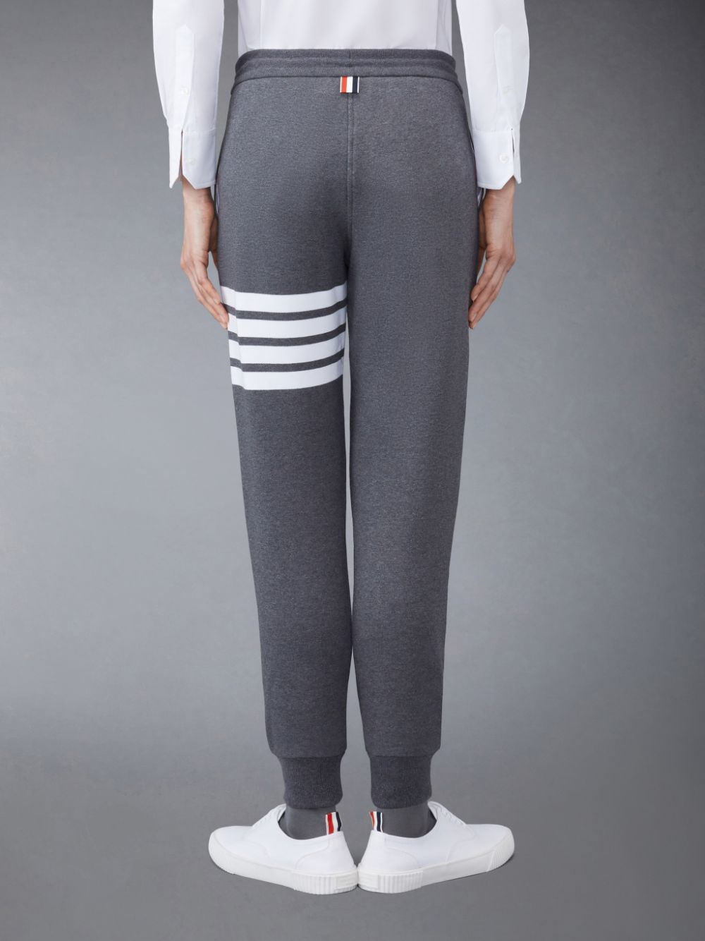 Pantalon Survêtement Thom Browne Classic Loopback 4-Bar Femme Grise | OJQ02V82081