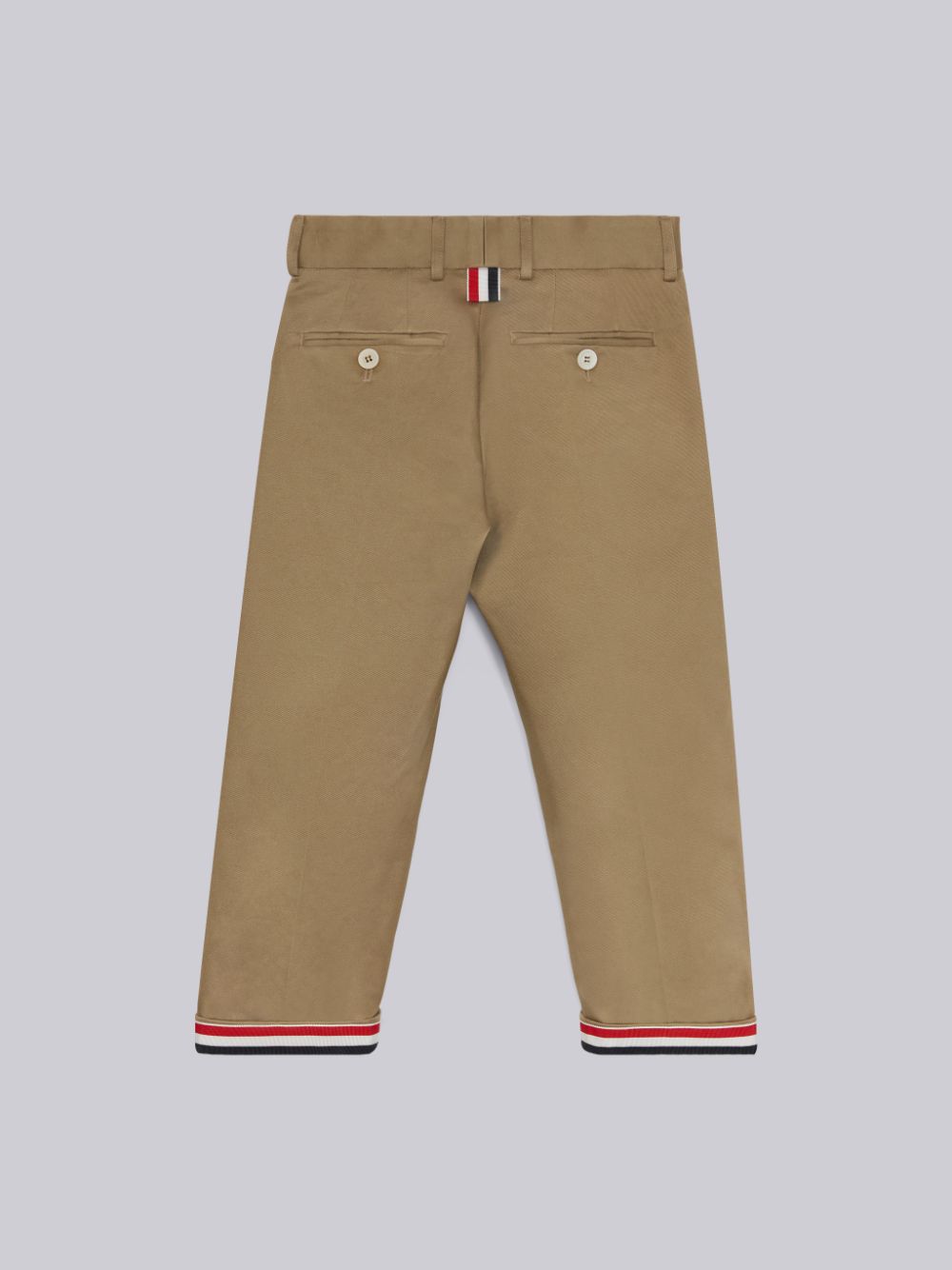 Pantalon Thom Browne Cotton Twill Chino Garcon Marron | IME40V66764