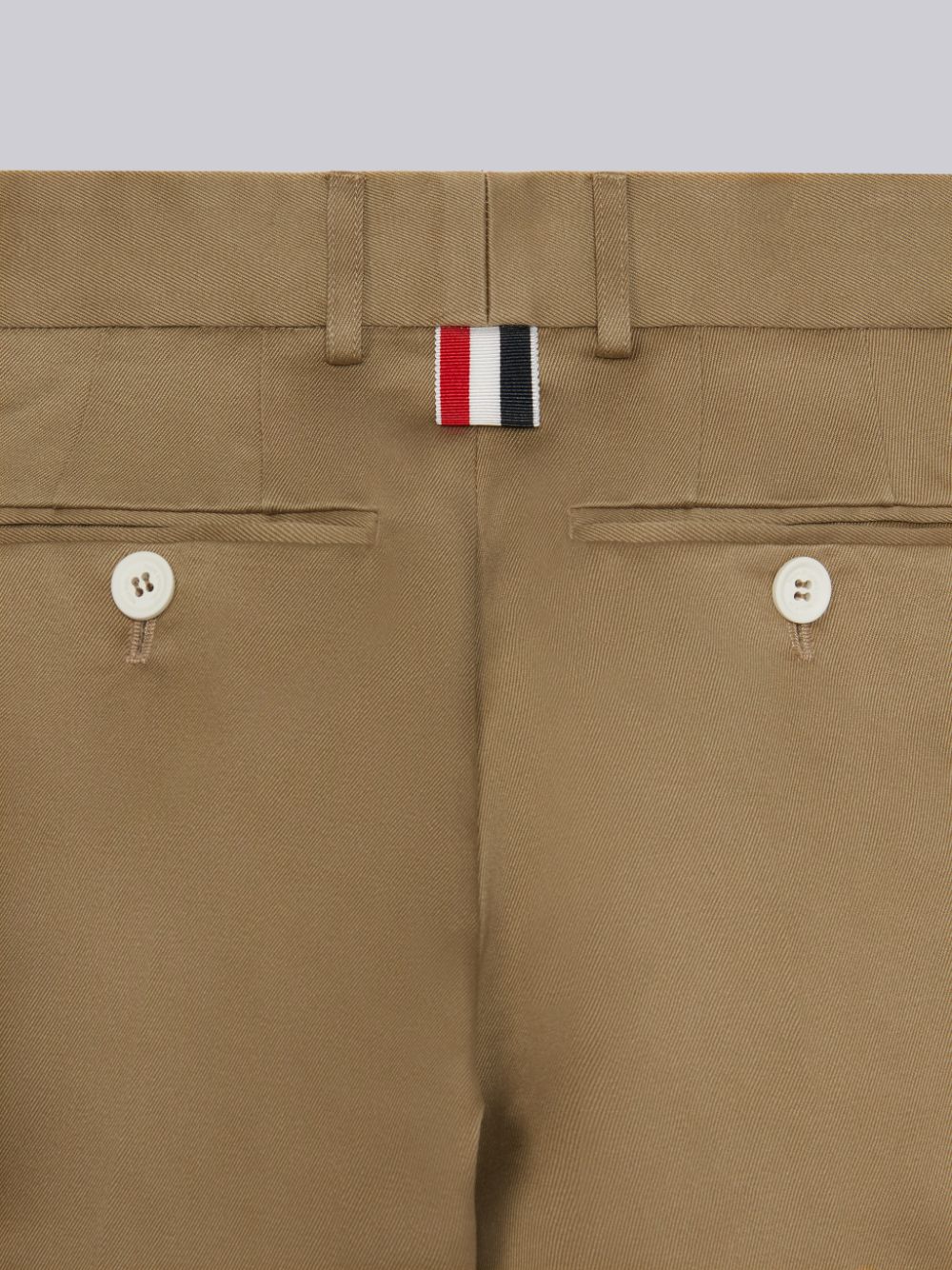 Pantalon Thom Browne Cotton Twill Chino Garcon Marron | IME40V66764