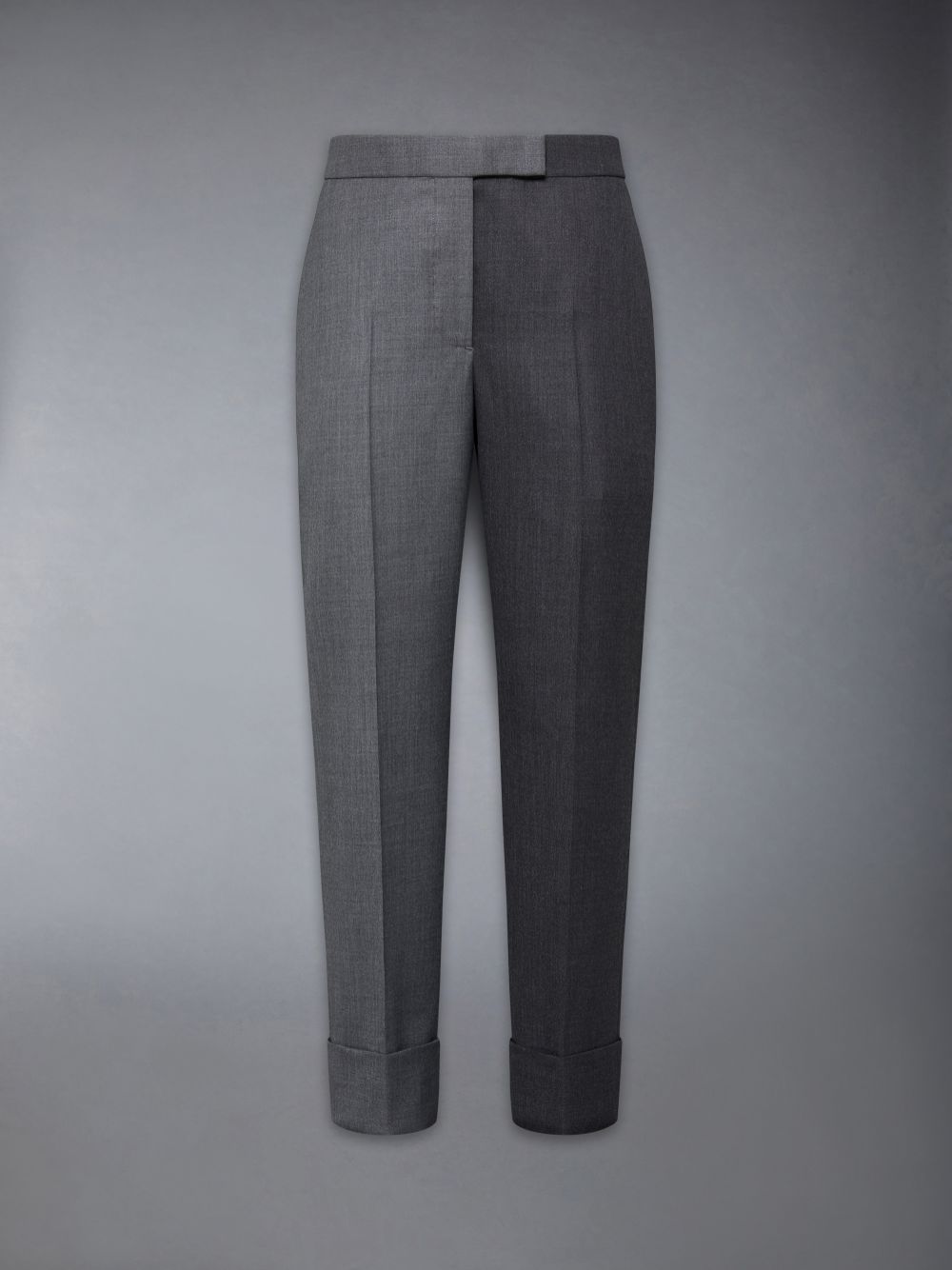 Pantalon Thom Browne Funmix Twill Classic Back Strap Femme Grise | XWH65H48895