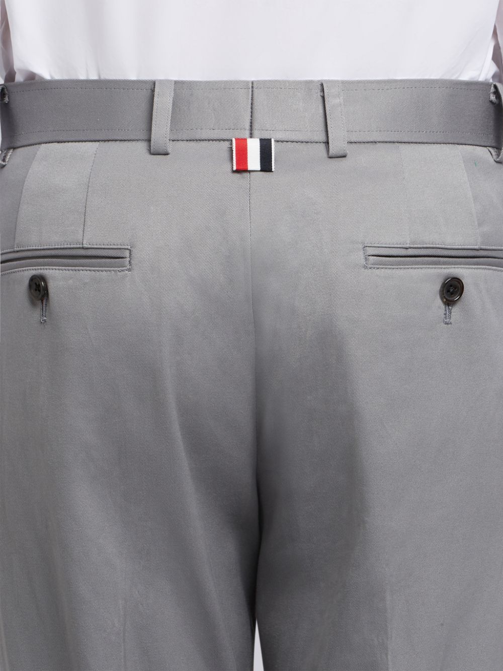 Pantalon Thom Browne Medium Cotton Twill Unconstructed Chino Homme Grise | TFB34D65052