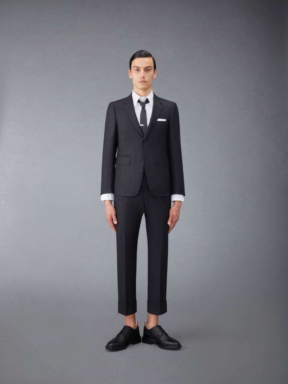 Pantalon Thom Browne Twill Classic Backstrap Homme Noir | UNQ79K53416