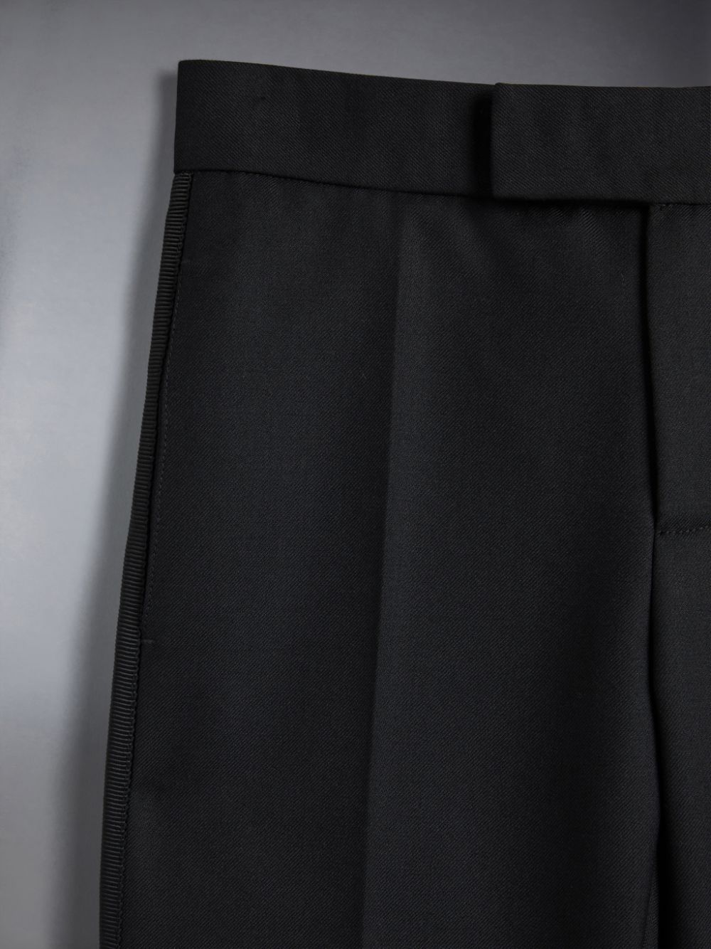 Pantalon Thom Browne Twill Classic Backstrap Garcon Noir | JSG52W26368