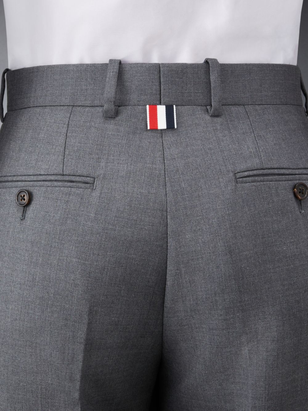 Pantalon Thom Browne Twill Sack Femme Grise | EAF17D78651