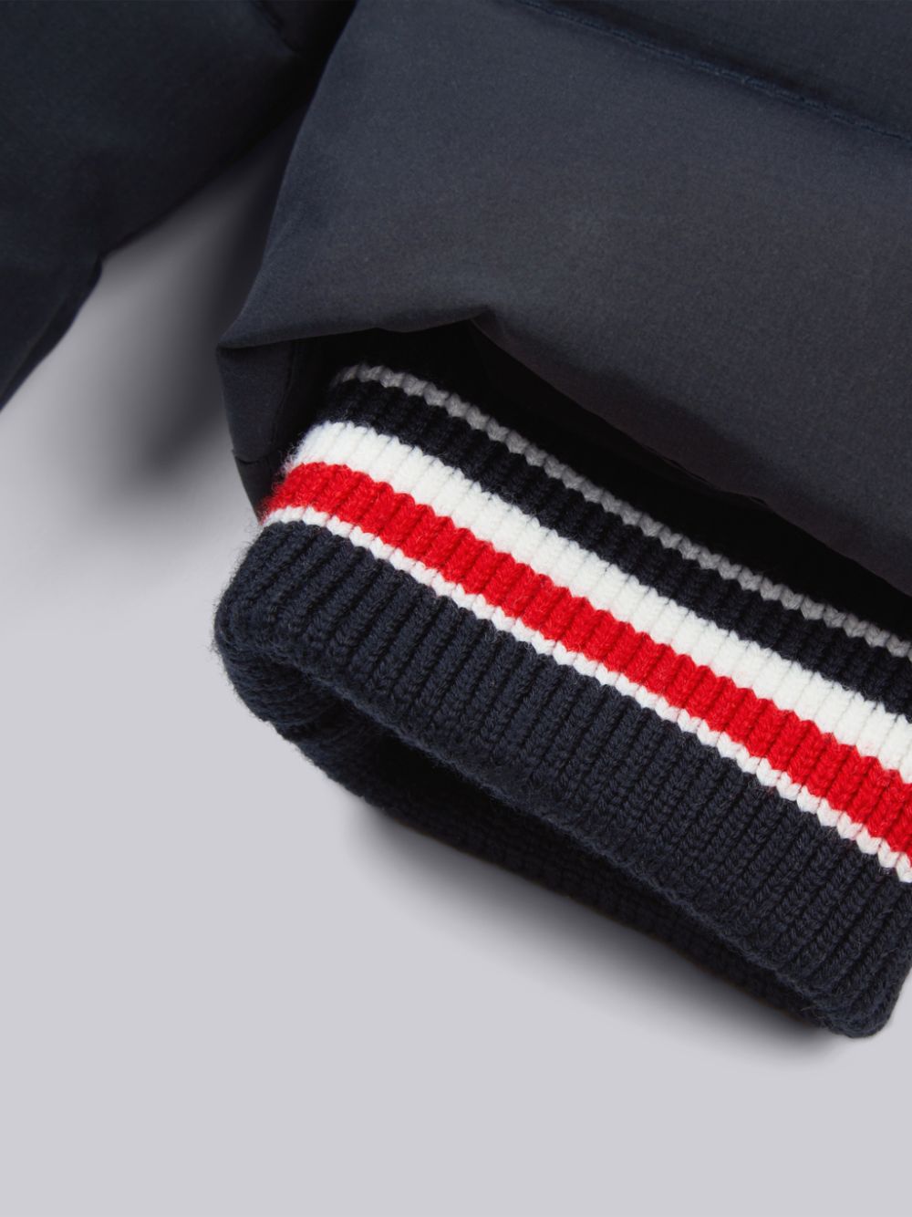 Parka Thom Browne Ripstop Downfilled Hooded 4-Bar Garcon Bleu Marine | GWJ56Z06837