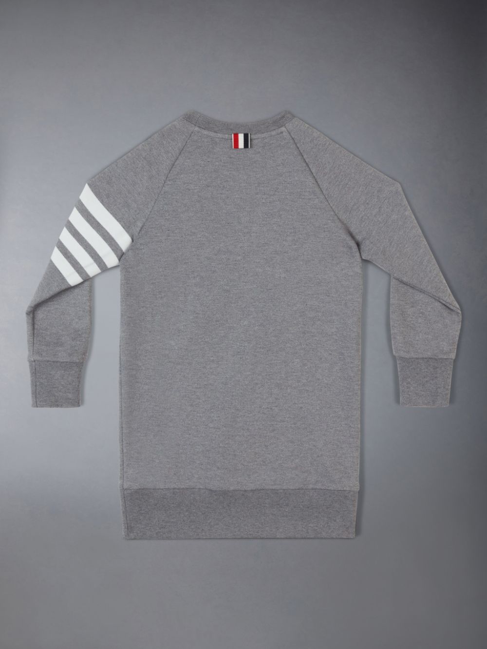 Peignoir Thom Browne Medium Classic Cotton Loopback Jersey Engineered 4-Bar Sweat Fille Grise | GJM28I90606