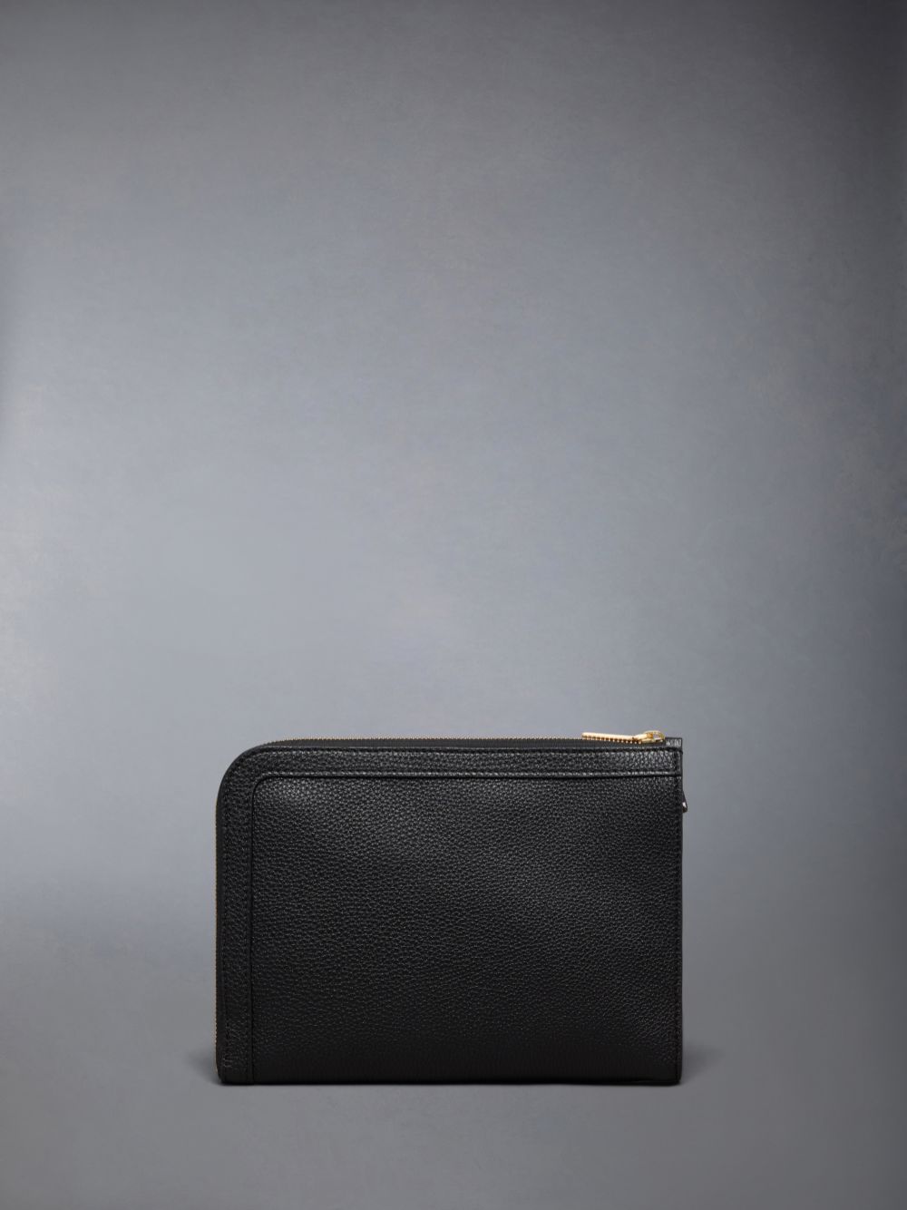Pochettes Thom Browne Pebble Grain Mini Gusset Folio Homme Noir | GRE55O23381